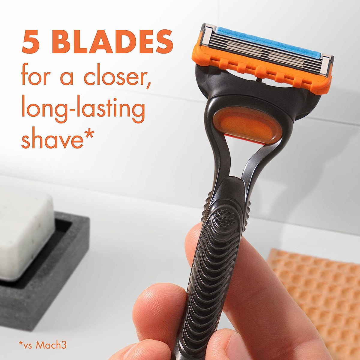Gillette Fusion 5 Razor and 8 Blades Combo Pack
