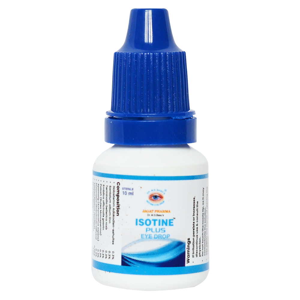 Isotine plus Cataract Herbal Eye Drops Glaucoma Non-Carnosine NAC