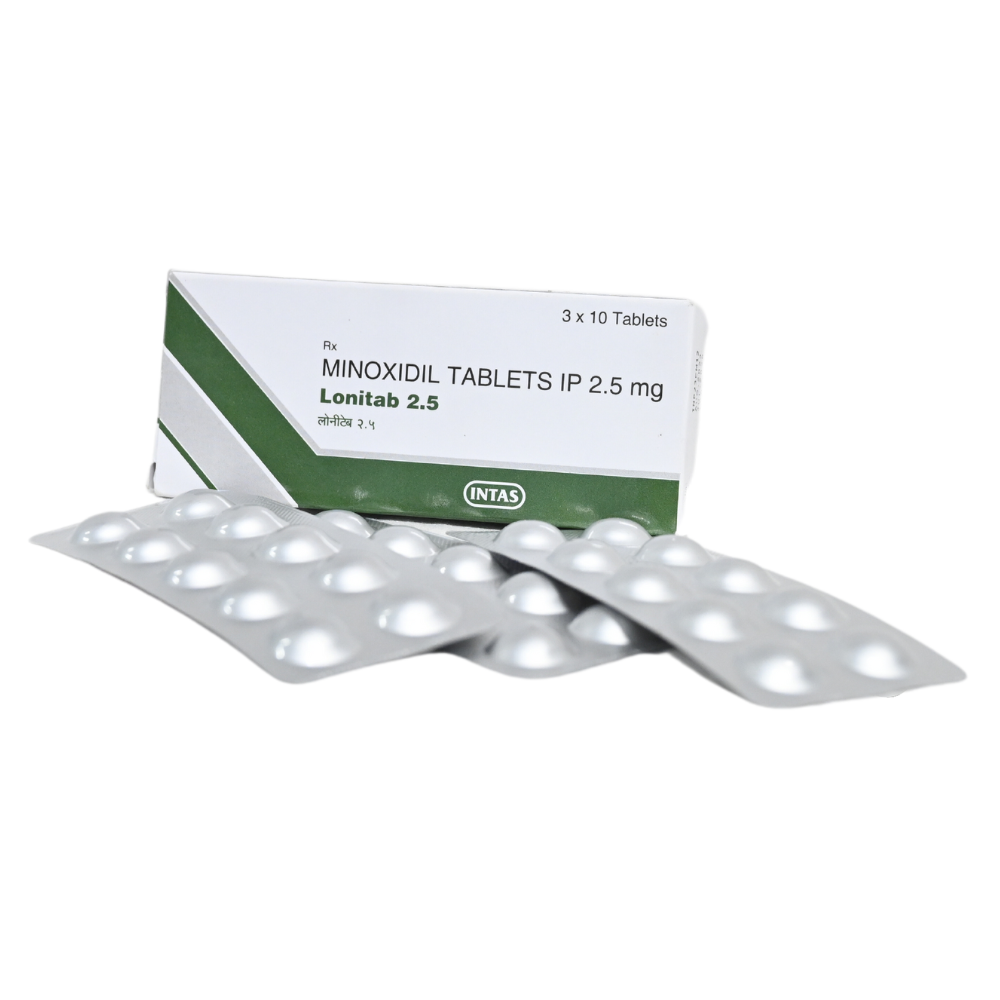Oral Minoxidil 2.5mg tablets For Hair Loss