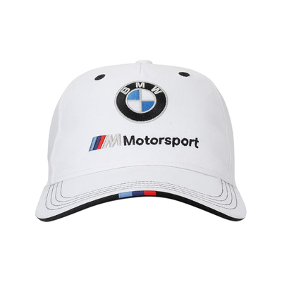 PUMA 100% ORIGINAL WHITE BMW M MOTORSPORT BASEBALL CAP FREE SIZE