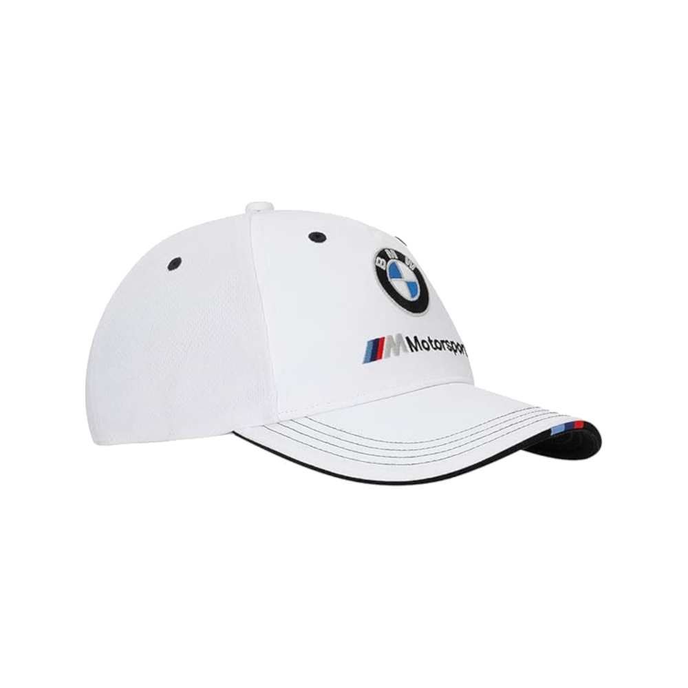 PUMA 100% ORIGINAL WHITE BMW M MOTORSPORT BASEBALL CAP FREE SIZE