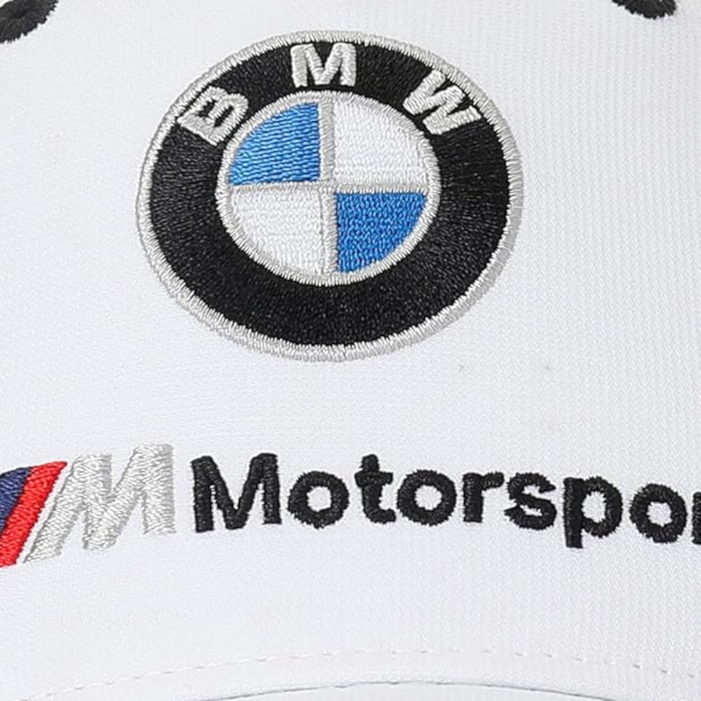 PUMA 100% ORIGINAL WHITE BMW M MOTORSPORT BASEBALL CAP FREE SIZE