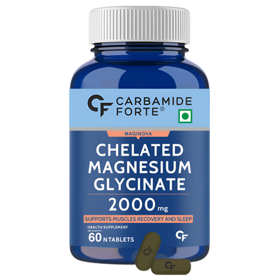 Chelated Magnesium Glycinate Supplement 60 Tablets