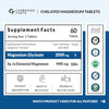 Chelated Magnesium Glycinate Supplement 60 Tablets