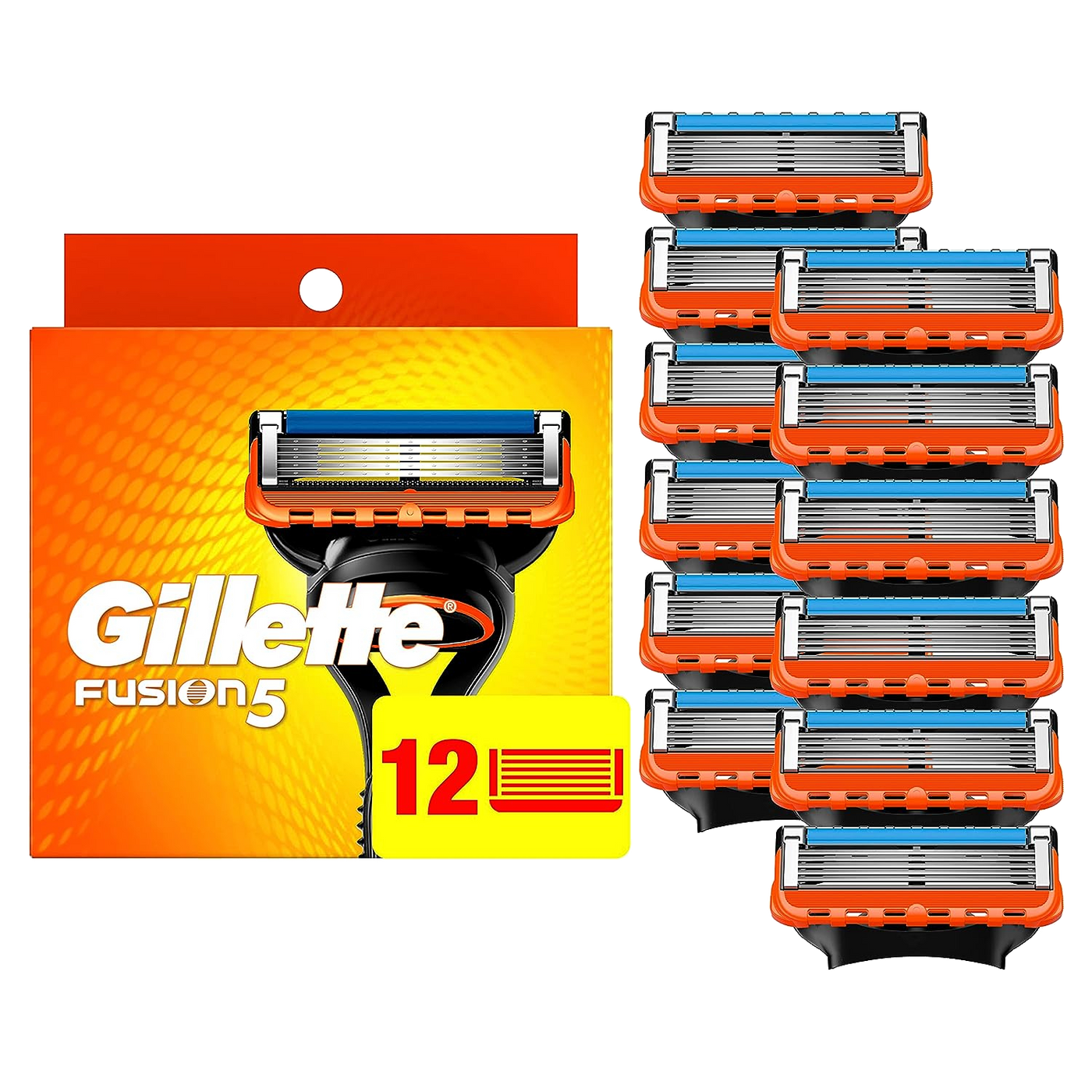 Gillette Fusion 5 Blades 12 Pack