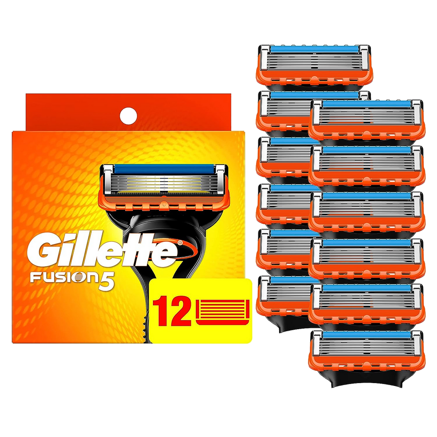 Gillette Fusion 5 Blades 12 Pack