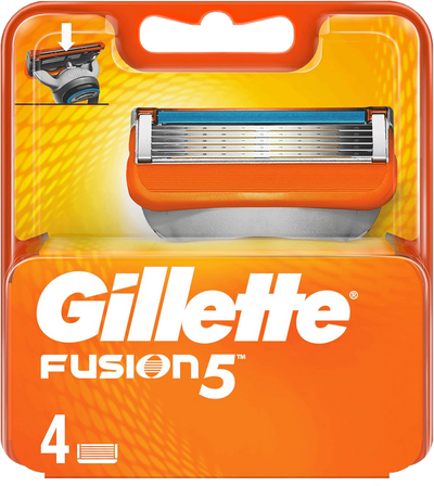 Gillette Fusion 5 Razor and 4 Blades Combo Pack