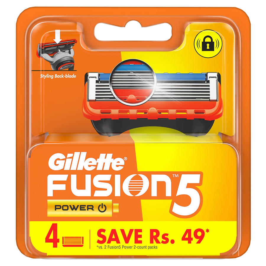 Gillette Fusion 5 POWER 4 Blades Pack