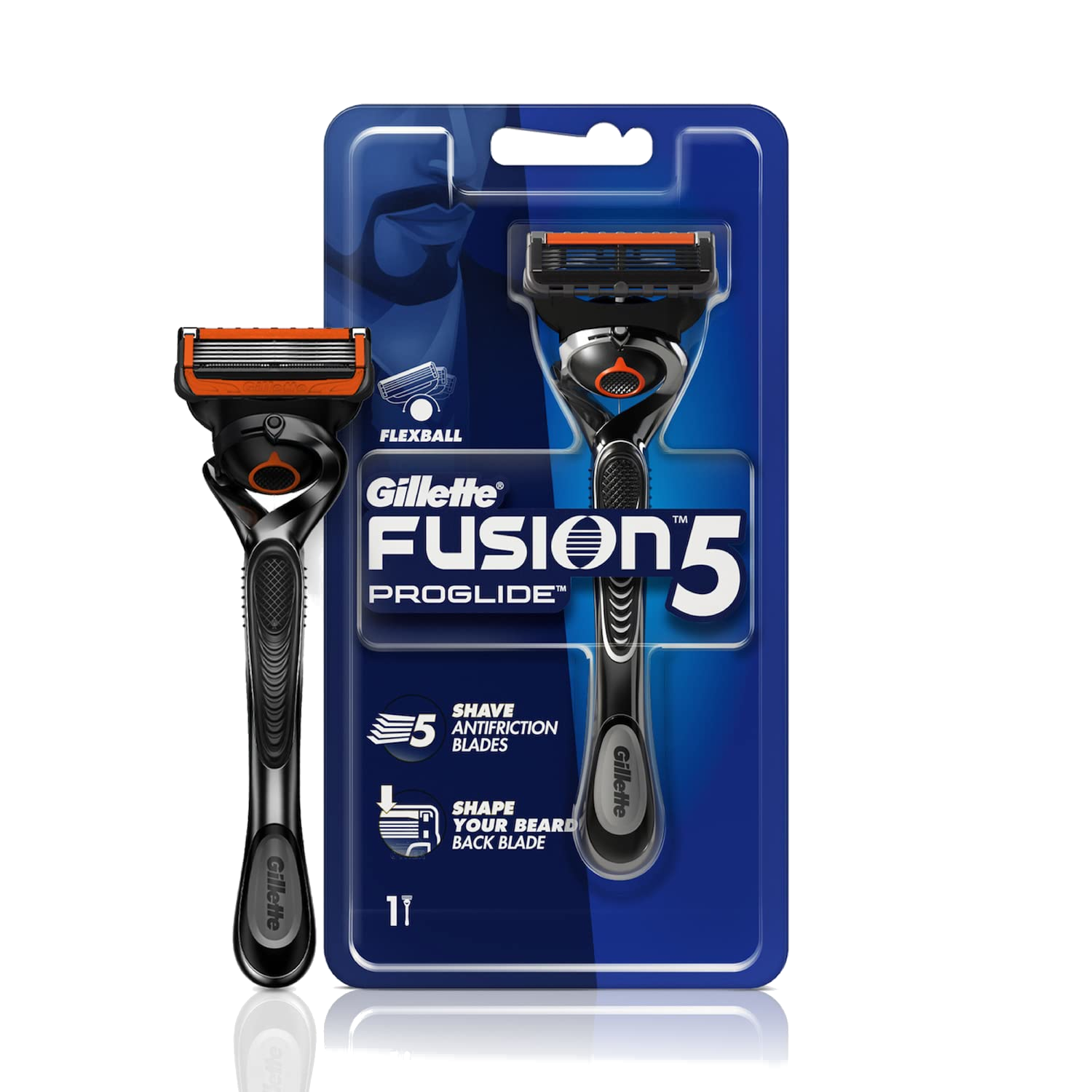 Gillette Fusion 5 ProGlide Razor and 1 Blade
