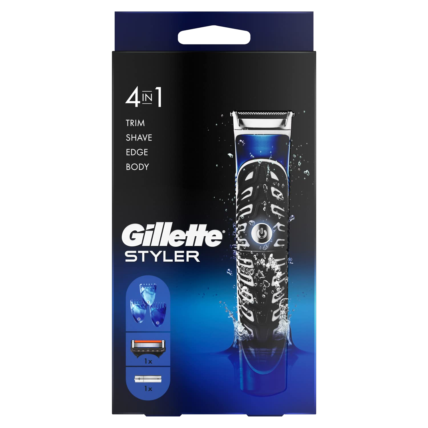 Gillette Fusion ProGlide 4-in-1 Styler for Beard Trimming and Shaving