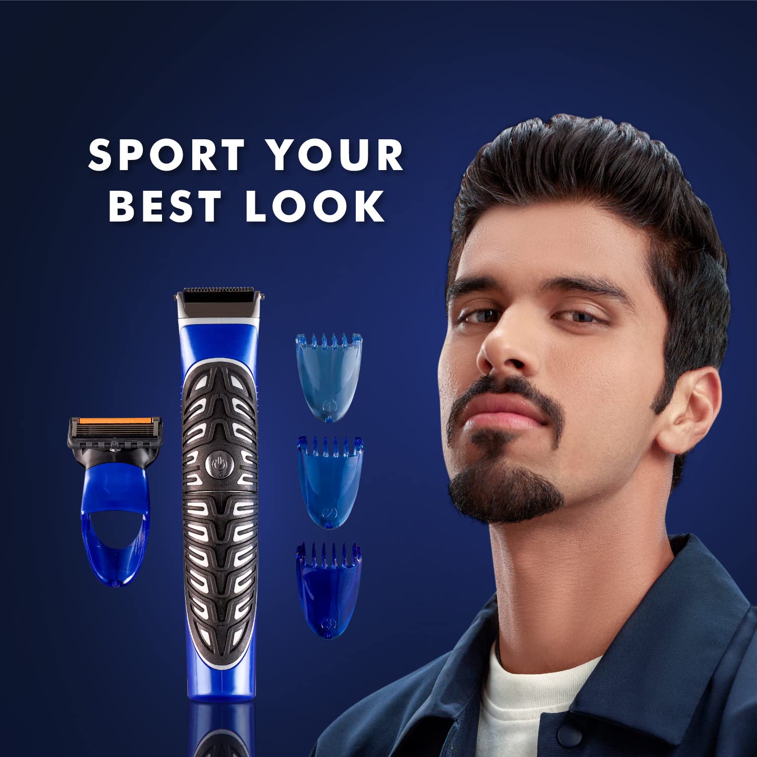 Gillette Fusion ProGlide 4-in-1 Styler for Beard Trimming and Shaving