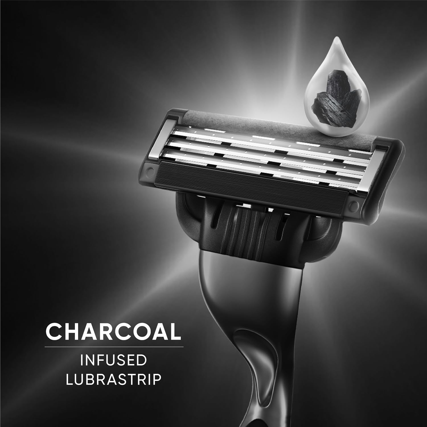 Gillette Mach3 Charcoal 4 Blades Pack