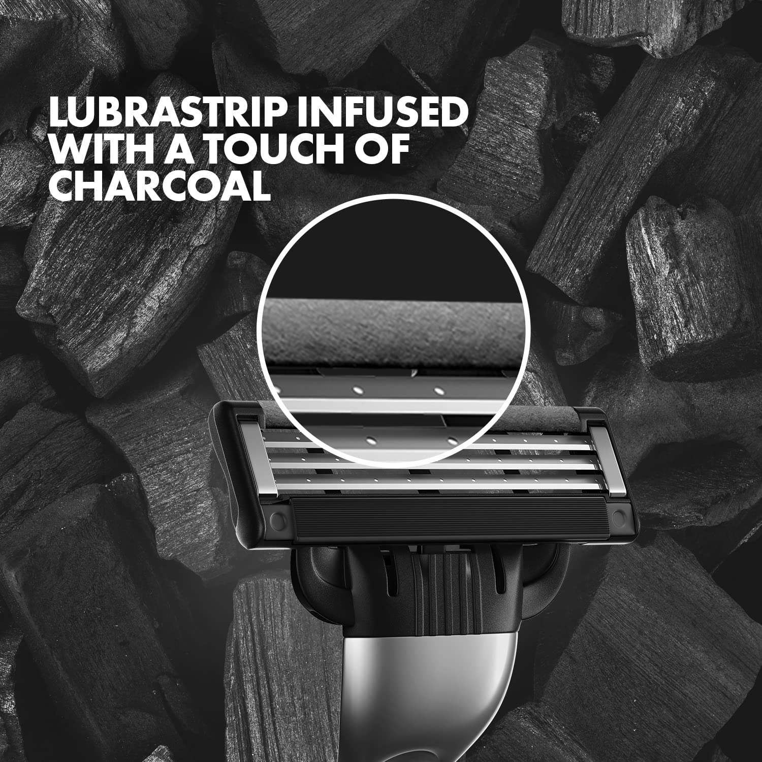 Gillette Mach3 Charcoal 4 Blades Pack