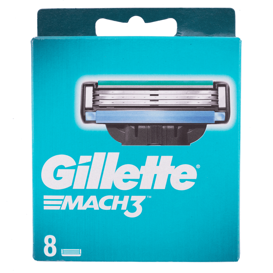 Gillette Mach3 Razor Blades 8 Pieces