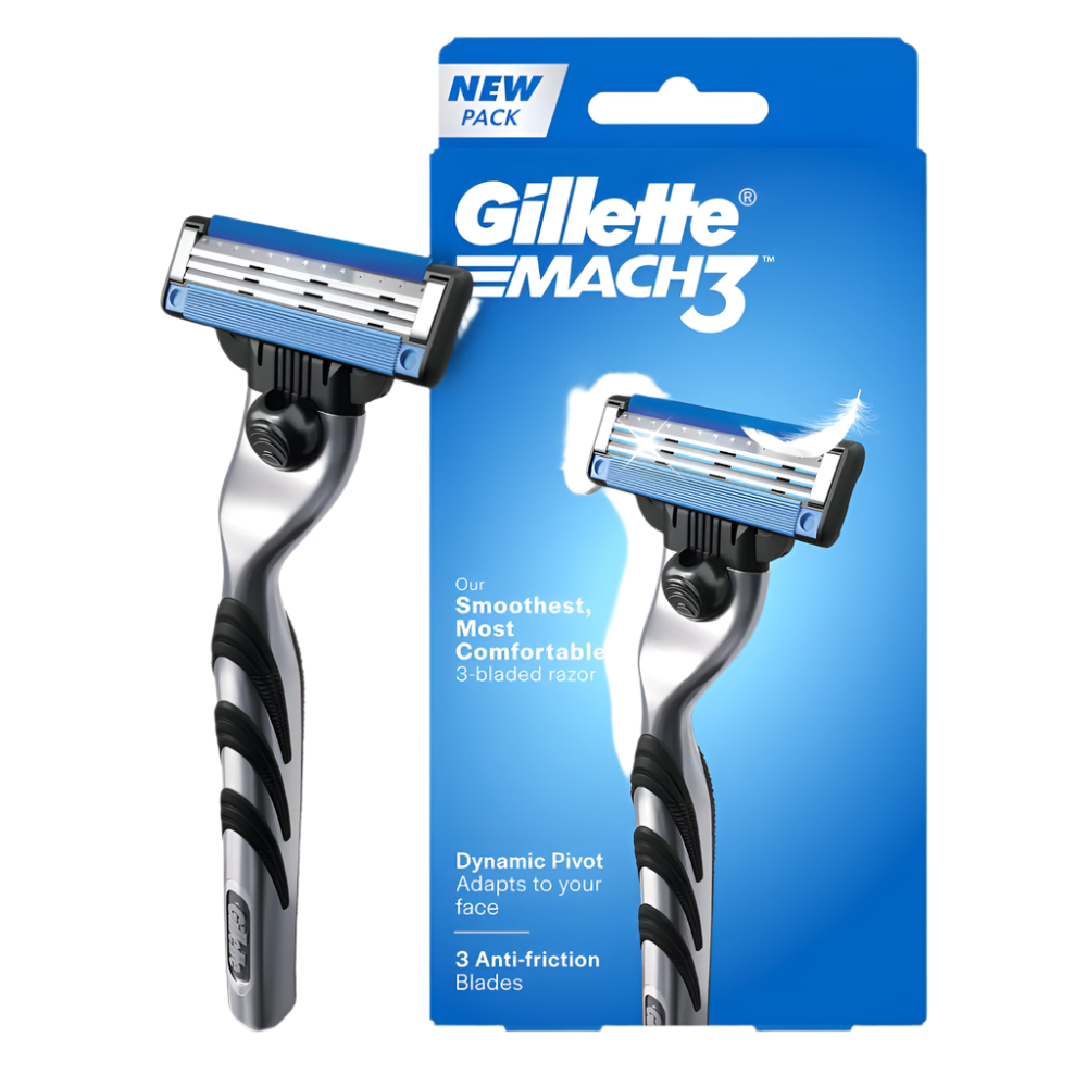 Gillette Mach3 Razor & Blades 16 Pieces Combo