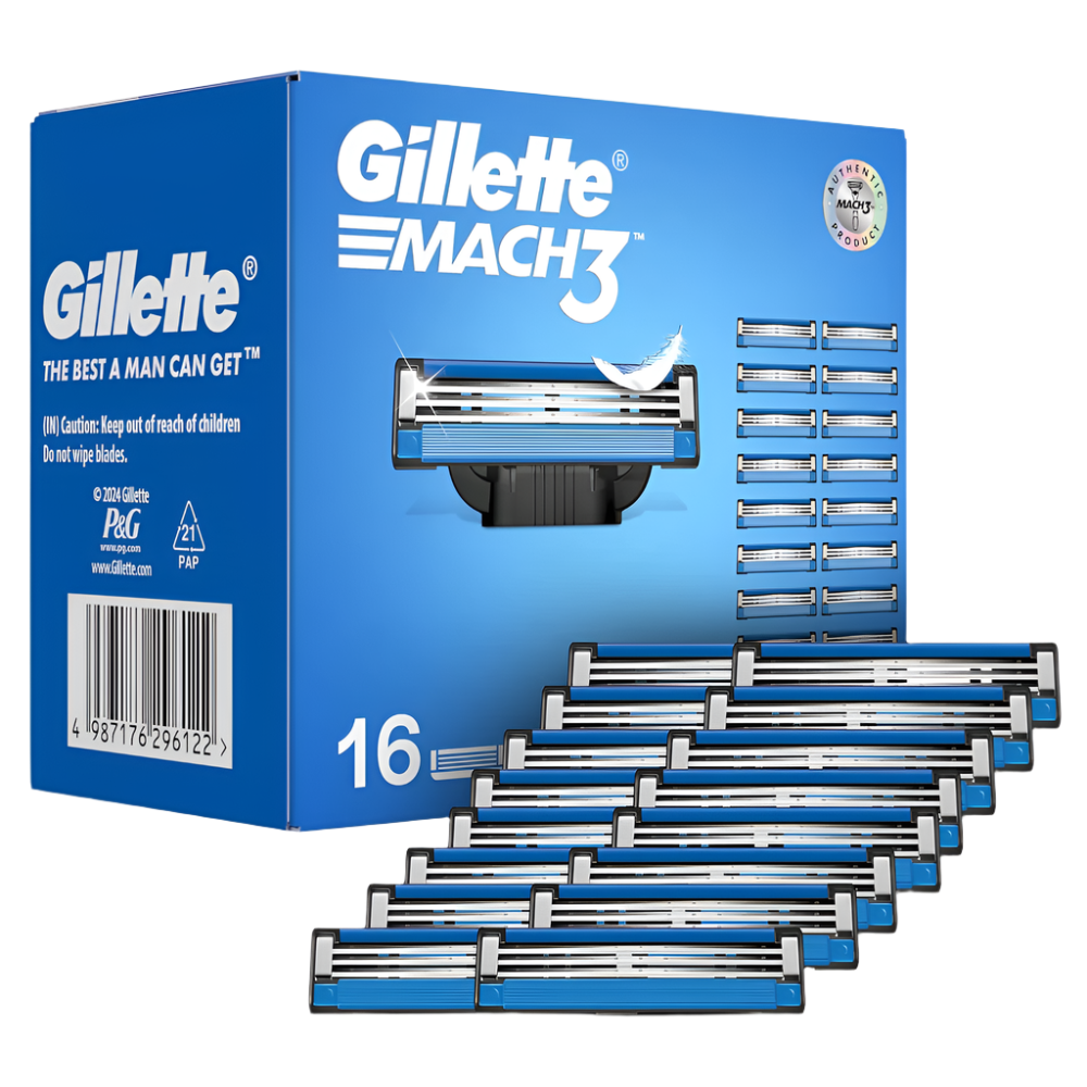 Gillette Mach3 Razor & Blades 16 Pieces Combo