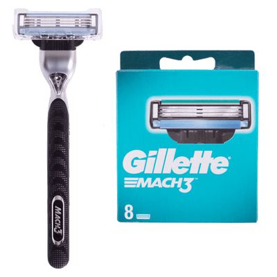 Gillette Mach3 Razor and 4 Blades Combo Pack
