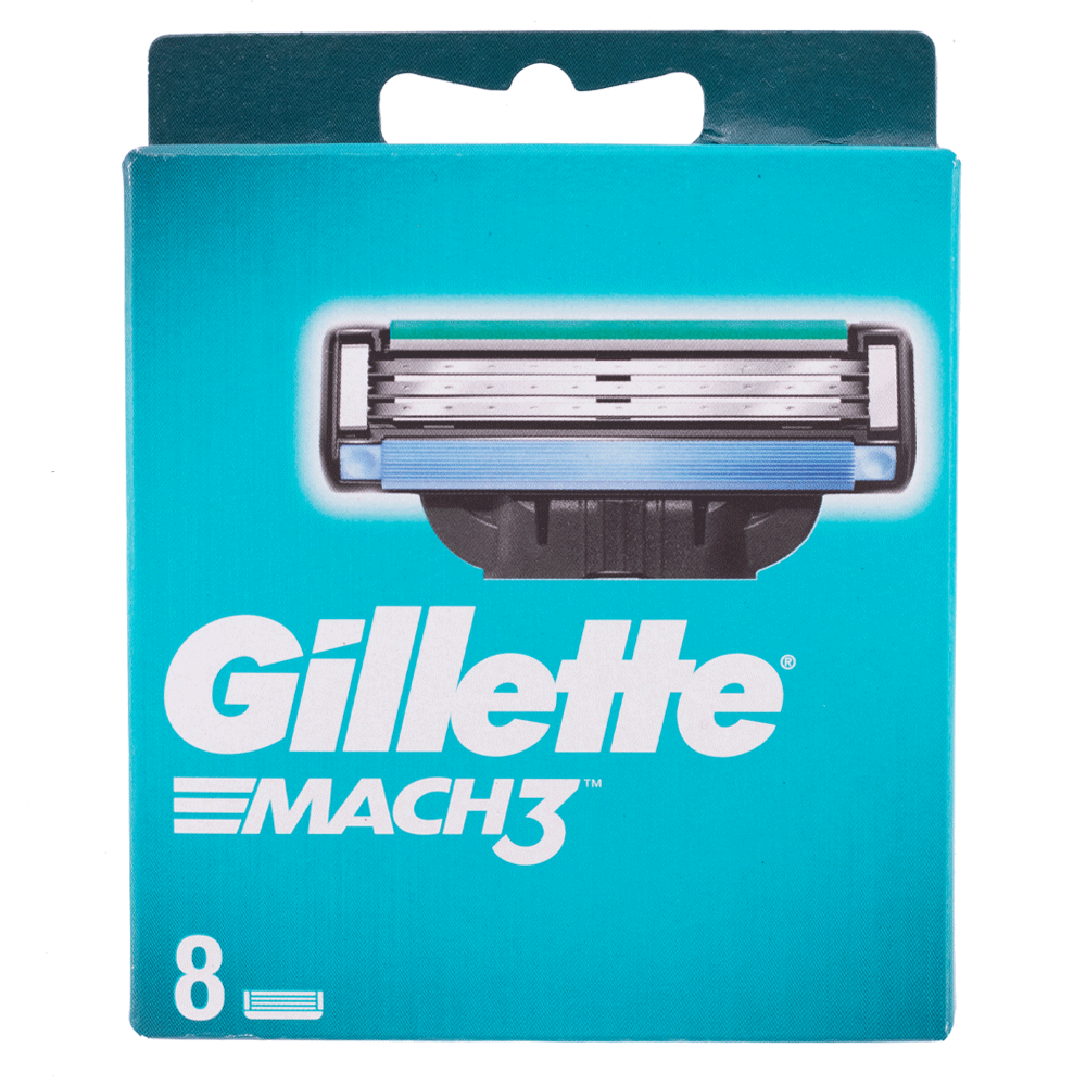 Gillette Mach3 Razor and Replacement Cartridges 8's