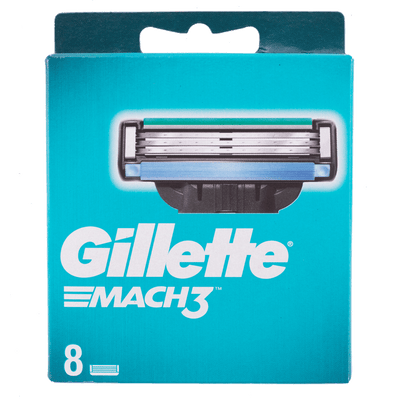 Gillette Mach3 Razor and Replacement Cartridges 8's