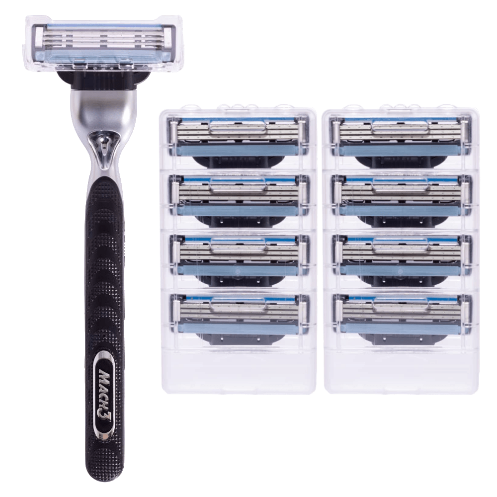 Gillette Mach3 Razor and Replacement Cartridges 8's
