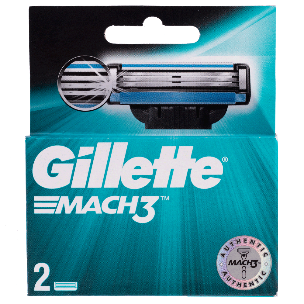 Gillette Mach3 Razor and Gillette Blades 2 Pieces