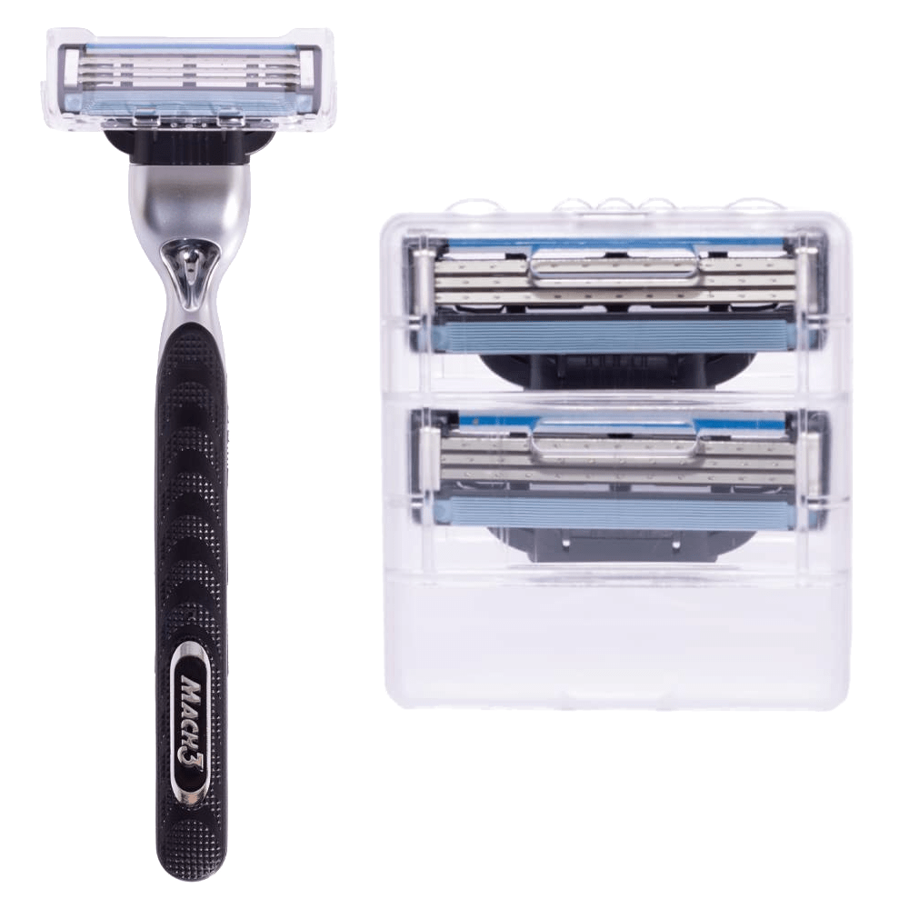 Gillette Mach3 Razor and Gillette Blades 2 Pieces