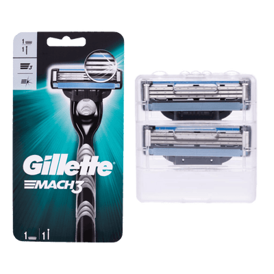 Gillette Mach3 Razor and Replacement Cartridges 2's