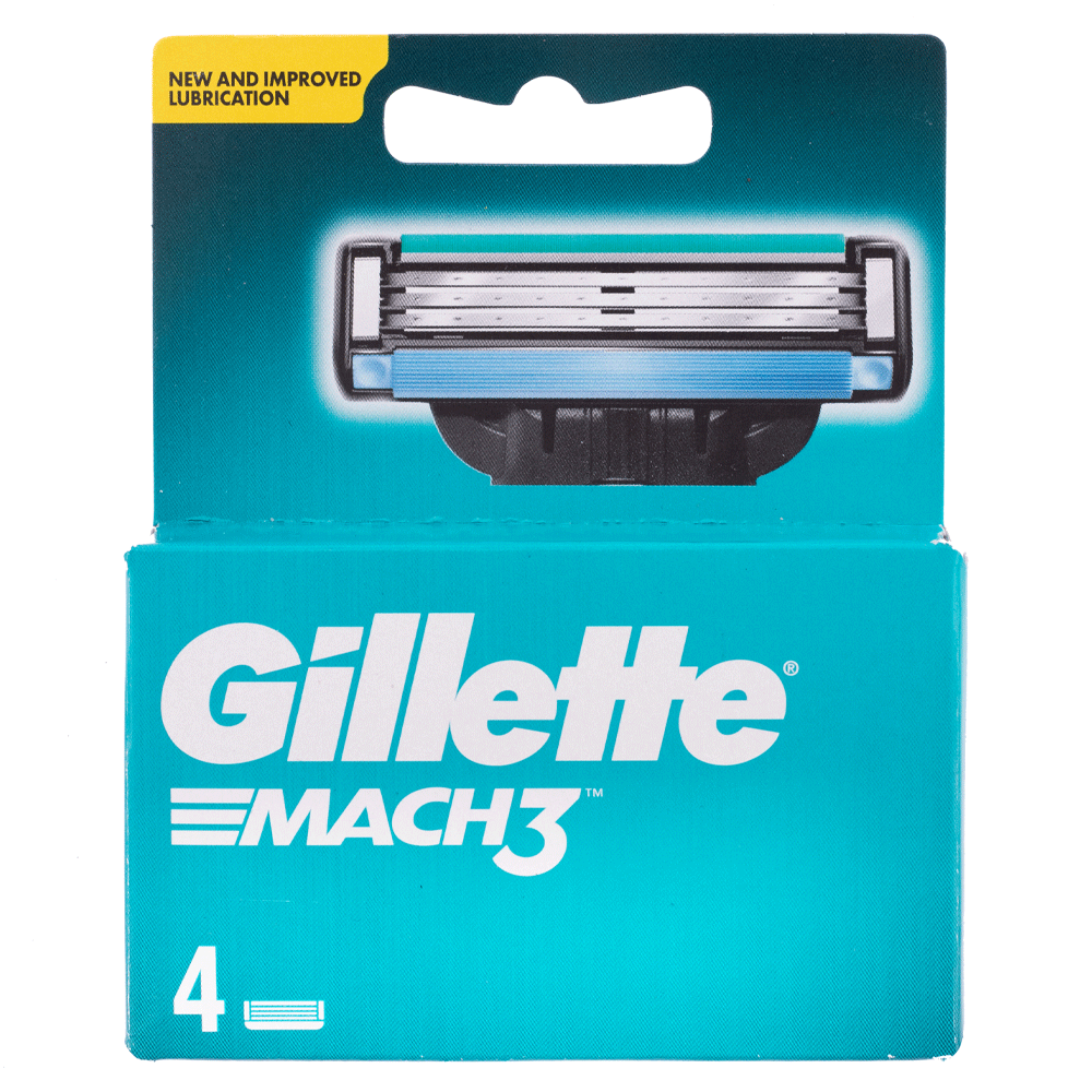 Gillette Mach3 Replacement Cartridges 4's
