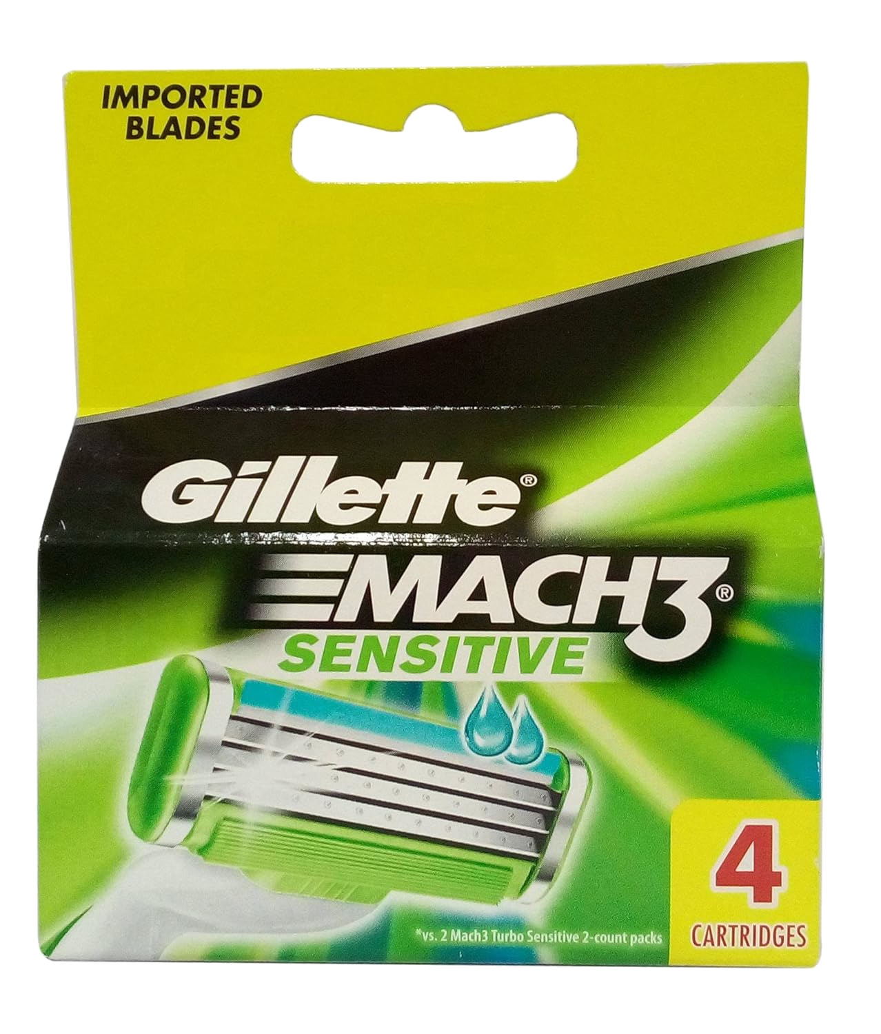 Gillette Mach3 Sensitive 4 pack Blades