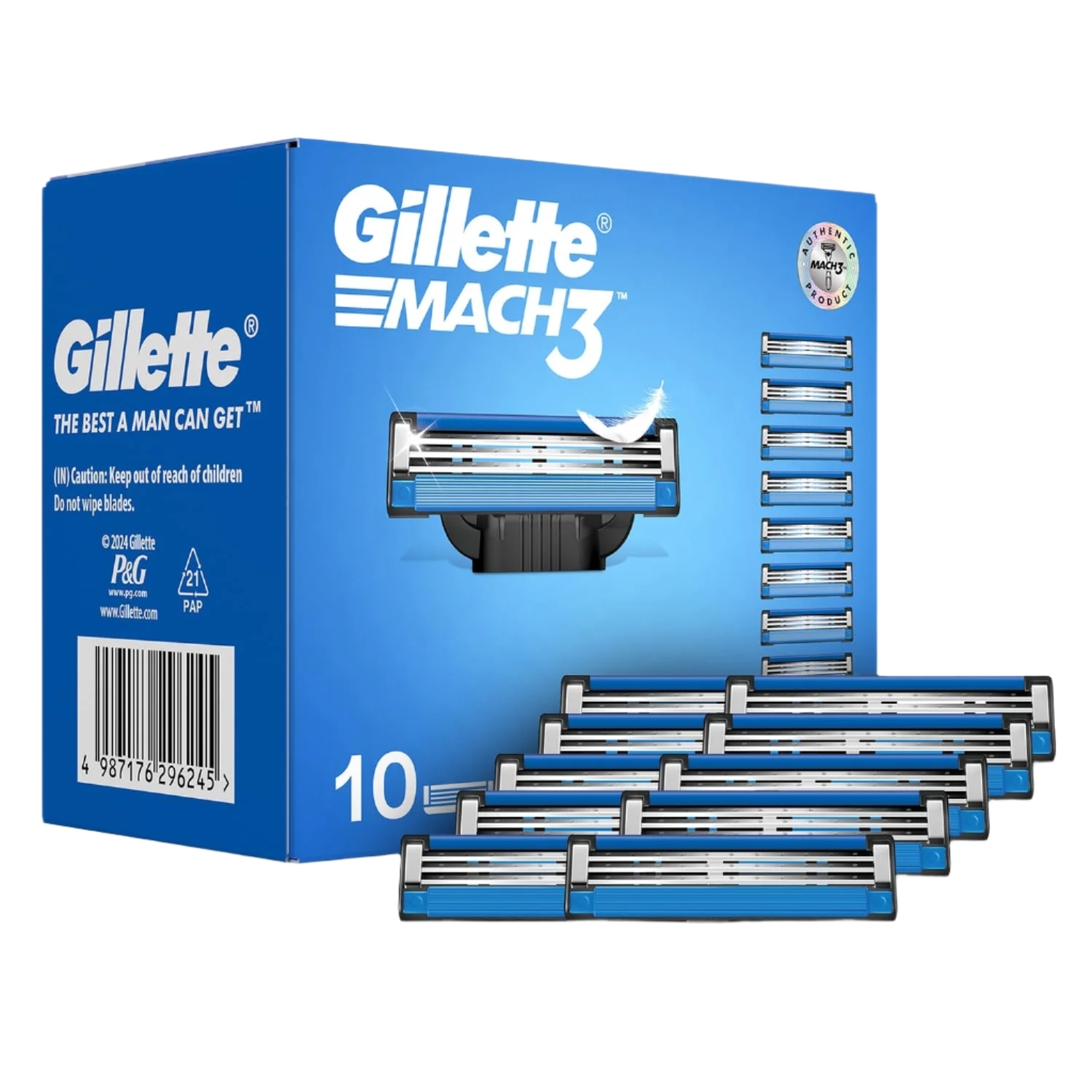 Gillette Mach3 Blades 10 Pieces Pack