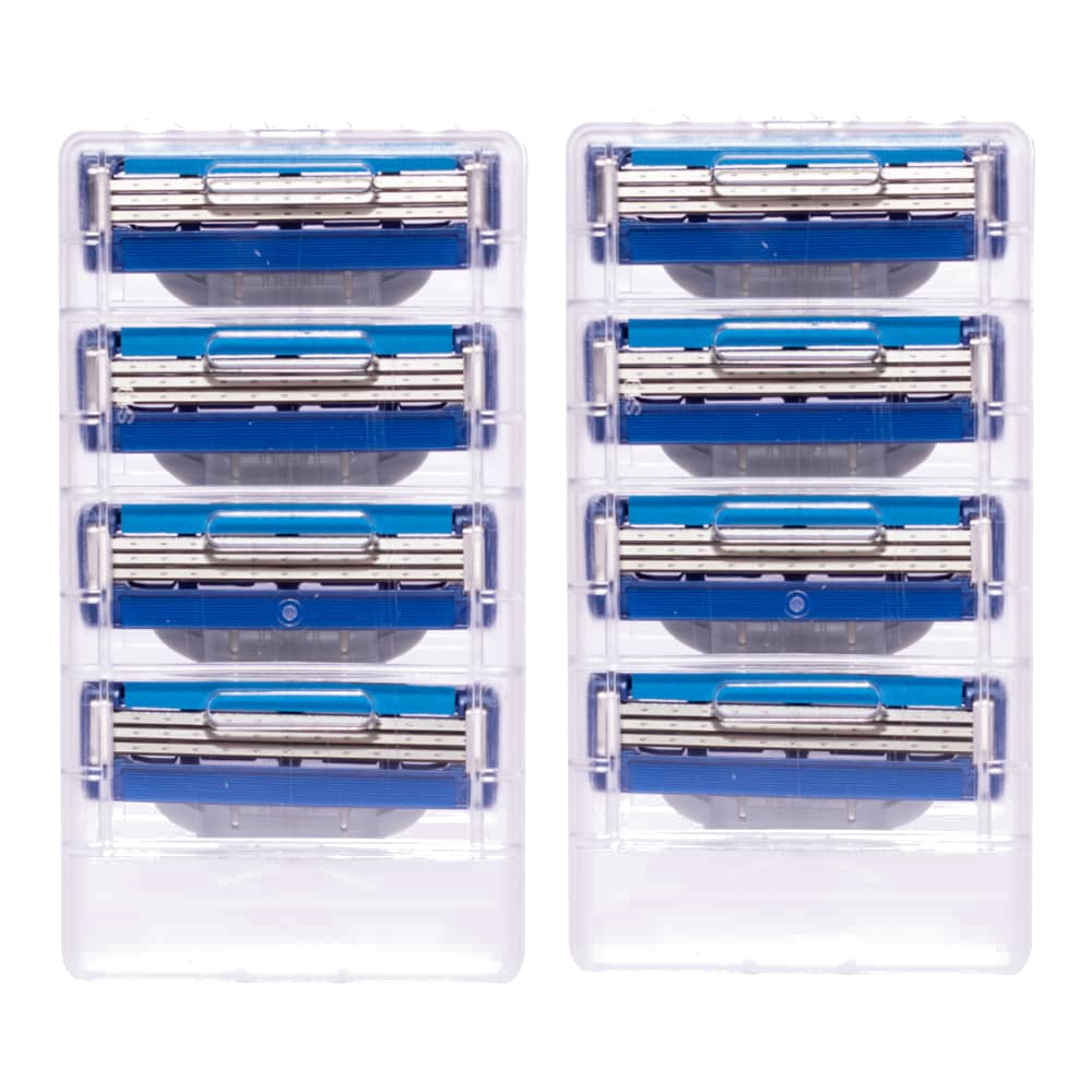Gillette Mach3 Turbo Replacement Cartridges 8's