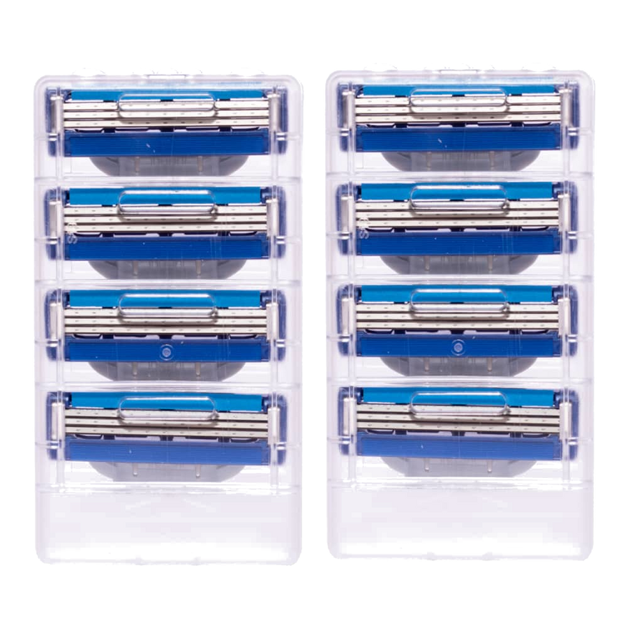Gillette Mach3 Turbo Replacement Cartridges 8's