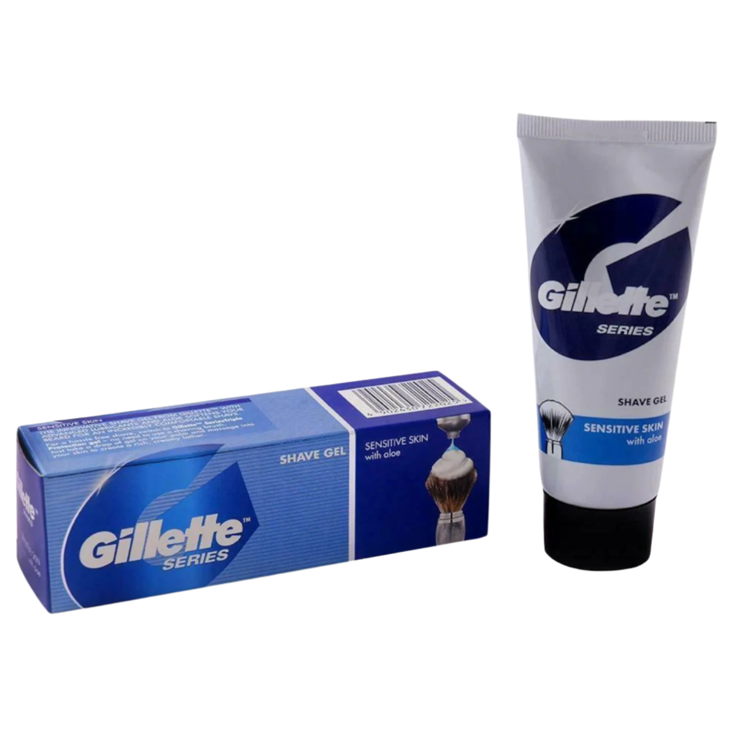Gillette Sensitive Pre Shave Gel Tube with Aloe