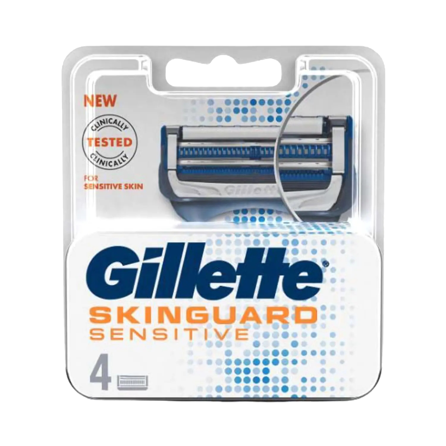 Gillette SkinGuard razor and 4 pack blades