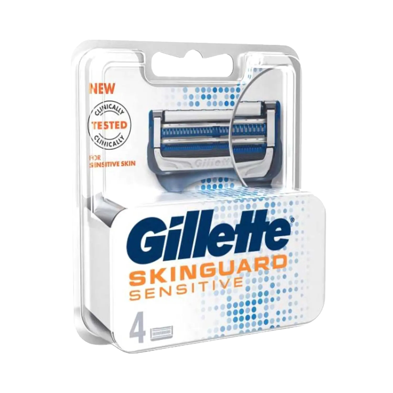 Gillette SkinGuard razor and 4 pack blades