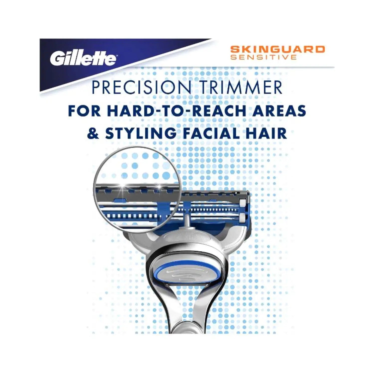 Gillette SkinGuard razor and 4 pack blades