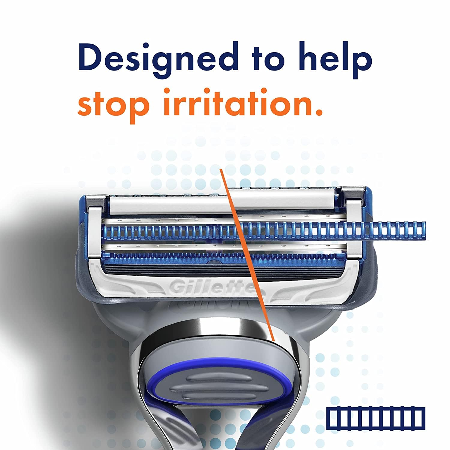 Gillette SkinGuard razor and 4 pack blades