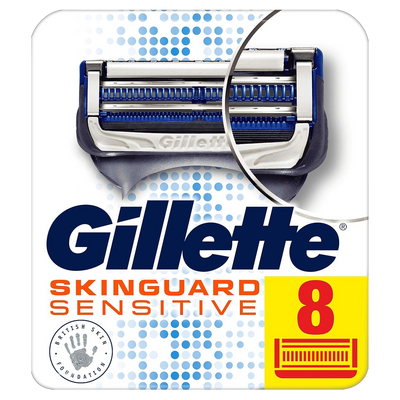 Gillette SkinGuard razor and 8 pack blades