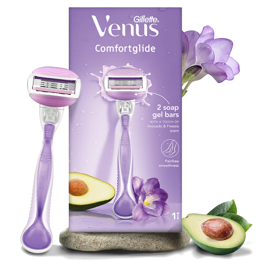 Gillette Venus Comfortglide Razor with Avocado & Freesia Scent