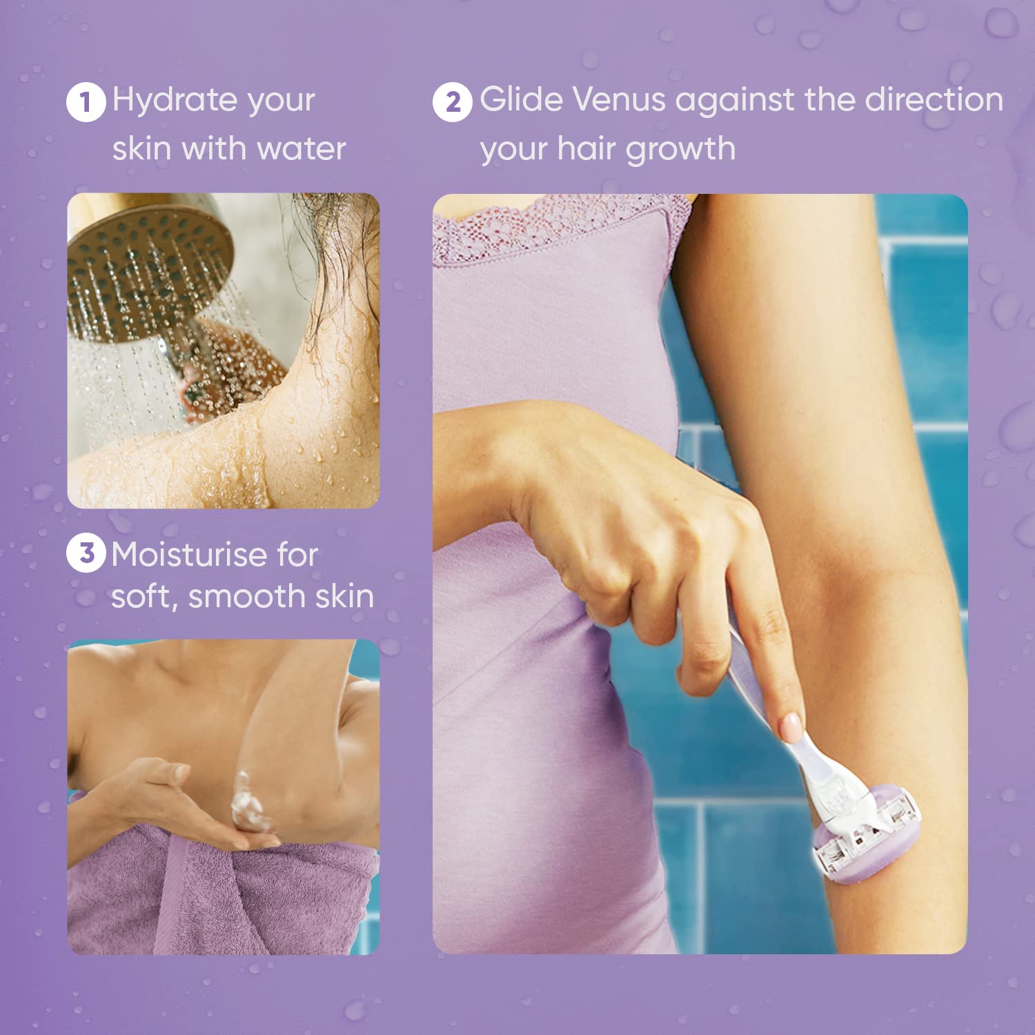 Gillette Venus Comfortglide Razor with Avocado & Freesia Scent