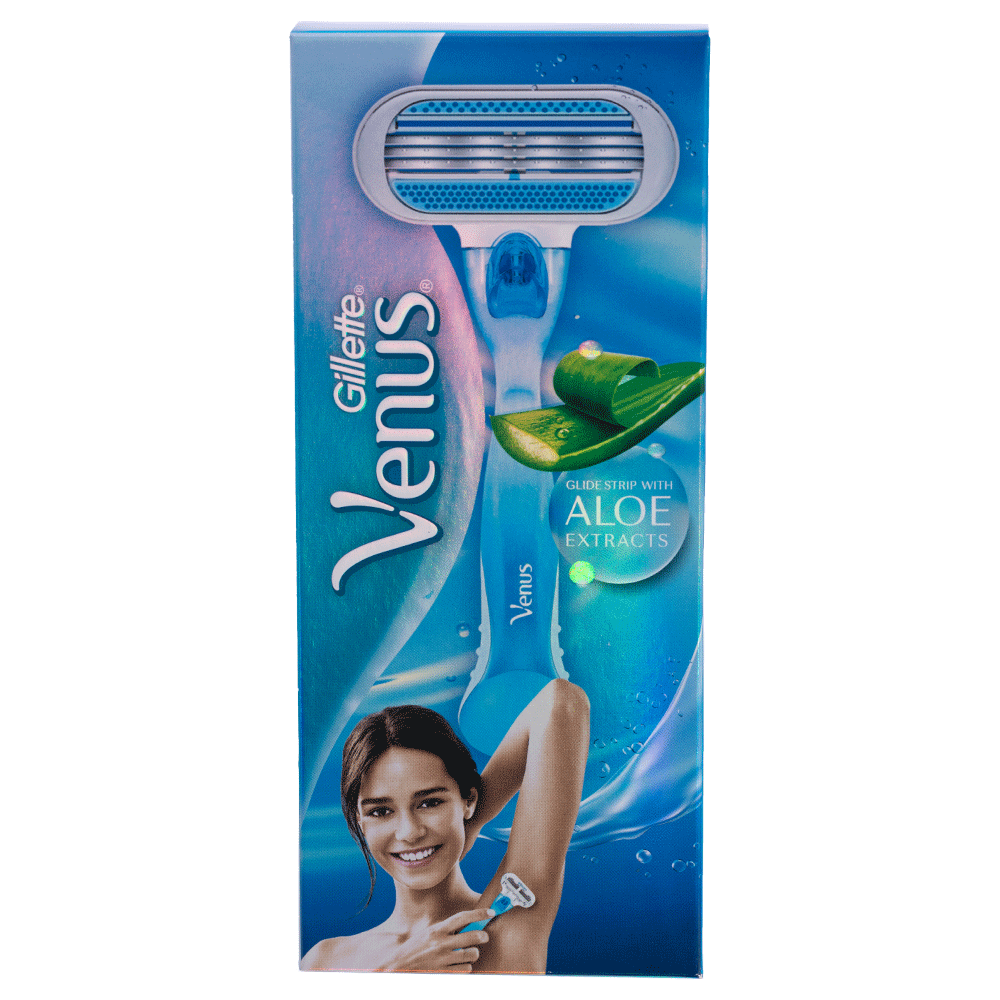 Gillette Venus Razor with Aloe Vera and Vitamin E + 1 Blade