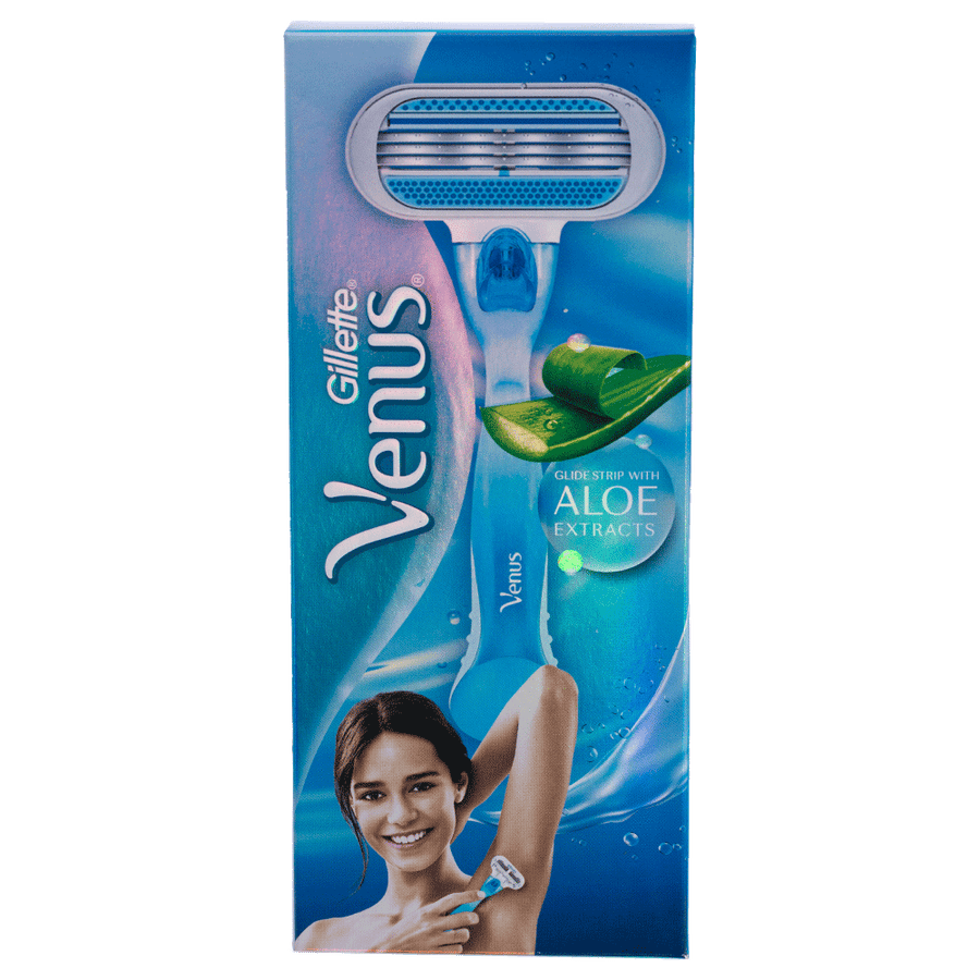 Gillette Venus Razor with Aloe Vera and Vitamin E + 1 Blade