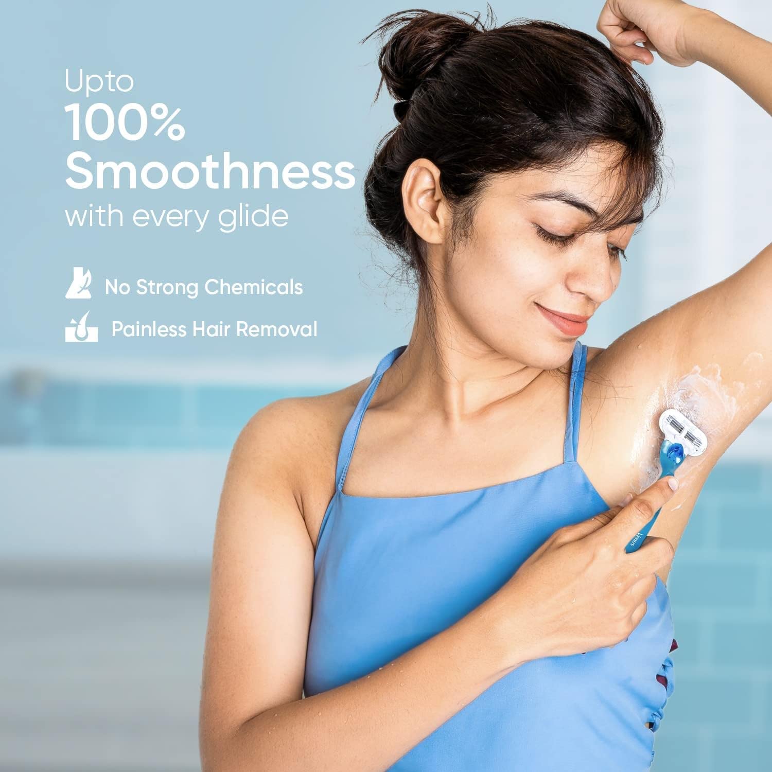 Gillette Venus Smooth 2 Pack Blades with an Aloe Vera Glidestrip