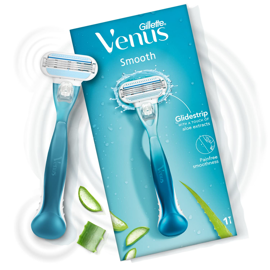Gillette Venus Smooth Razor with Aloe Vera extracts 1 Blade