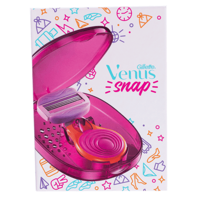 Gillette Venus Snap Portable Razor + 3 Blades