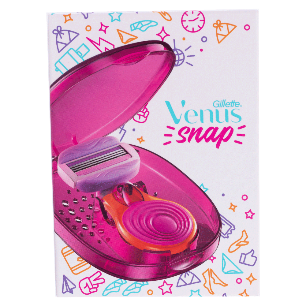 Gillette Venus Snap Compact Razor + 3 Refills