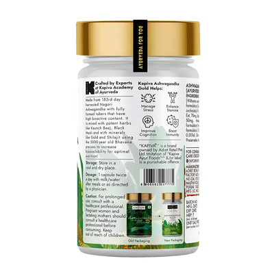 Kapiva Ashwagandha Gold 60 Capsules