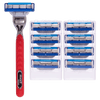 Gillette Mach3 Turbo Razor and 8 Pieces Blades
