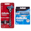 Gillette Mach3 Turbo Razor and 8 Pieces Blades