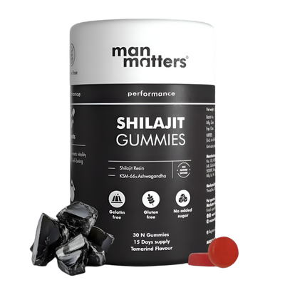 Pure Himalayan Shilajit & Ashwagandha Gummies Pack of 30